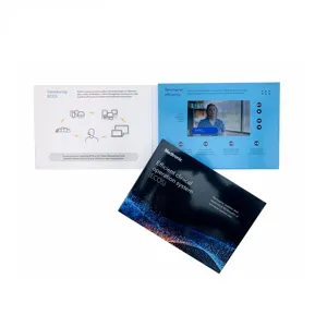 Reproductor de vídeo LCD, Mini tarjeta de vídeo, tarjeta de invitación, vídeo de felicitación, fabricante OEM, gran oferta