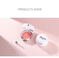 Baume à lèvres magique à changement de température, marque privée, gelée transparente, hydratant aux fleurs, brillant à lèvres rose pour la vente en gros