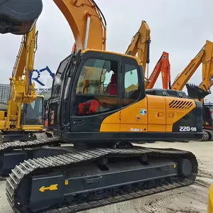 Low Working Hours Used Hyundai 220-9S Crawler Excavator High Quality Original From Korea 220-9S