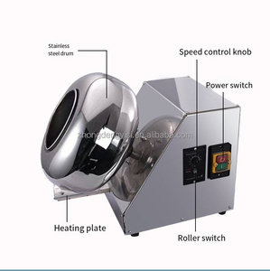 Snack Seasoning <b>Machine</b> Food Flavoring Mixer Almond Sugar Syrup Small <b>Candy</b> Chocolate Coating <b>Machine</b> - Product Image 4