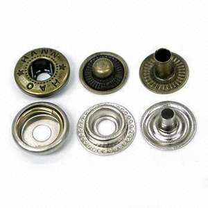 Fabricant direct prêt à l'exportation boutons pression en acier de haute qualité vêtements chaussures métal décoratif avec technique de placage caché - Product Image 3