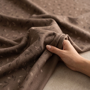 Tissu double brossé 300 GSM 90 % polyester 10 % élasthanne, impression par sublimation personnalisée, respirant, pour vêtements de détente et pyjamas, toucher doux - Product Image 3