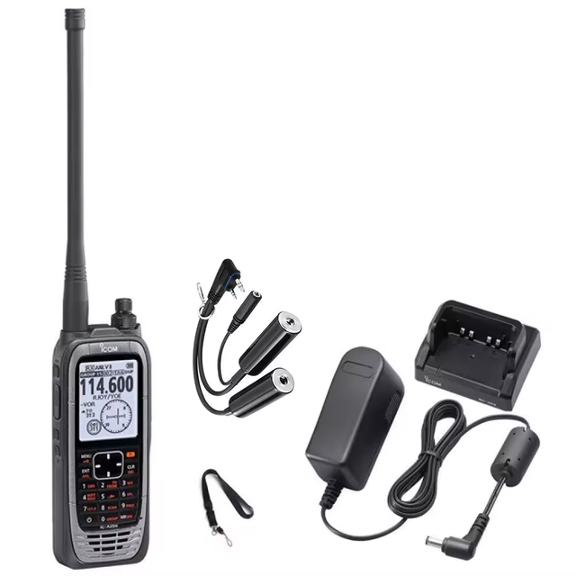 Hot Selling IC A25N VHF AIR BAND TRANSCEIVERS Walkie Talkie Aviation Handheld Radio