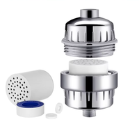 Filtre à eau de douche en plastique de haute qualité 25 étapes ménage Portable élimine le chlore facile à installer filtre à eau dure