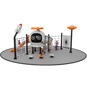 Aire de jeux interactive <span class=keywords><strong>d</strong></span>'aventure avec diverses structures de jeu, y compris des poteaux <span class=keywords><strong>d</strong></span>'escalade et des toboggans, aire de jeux extérieure pour enfants, centres <span class=keywords><strong>d</strong></span>'activités - Product Image 1