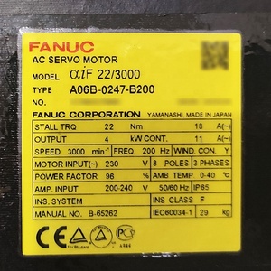 A06B-2247-B200 Accesorios del Sistema FANUC Motor Original Nuevo de Marca con Garantía de Un Año - Product Image 1