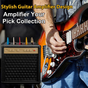 Estuche de Almacenamiento para Púas de Instrumentos Musicales, Porta Púas de Guitarra, Accesorios de Cuero, Carcasa Rígida de ABS, Apto para Púas de Guitarra de 0.71 - Product Image 4