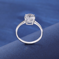 Vente en gros d'usine, bijoux en argent sterling 925, bagues pour femmes en zircone cubique, bagues de fiançailles et de mariage