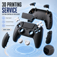 Customized Ergonomic Gaming Enthusiasts Long Time Players Controller Handle 3D Printed with Comfortable
