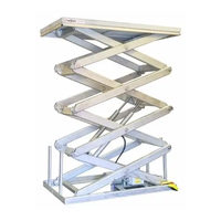 Table élévatrice à ciseaux hydraulique électrique fixe, plateforme de levage stationnaire pour la logistique des supermarchés, le centre logistique et la manutention de marchandises