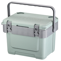 Glacière portable 27L en PP injecté, isotherme, pour aliments/bière/chasse/pique-nique, multifonctionnelle, avec doublure en PU