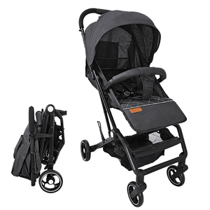 Poussette bébé pliante portable légère Landau nouveau-né adapté aux voyages avec design pliable - Product Image 1