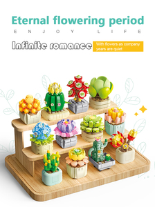 Femibox FL2285 Suculentas Bloques de Construcción de Partículas Pequeñas Plástico ABS <span class=keywords><strong>101</strong></span> Piezas Juguete Educativo para Mayores de 8 Años Directo de Fábrica - Product Image 6