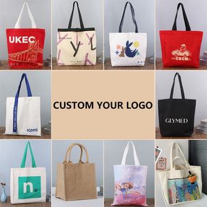 Manufacturer Wholesale Stock Hot Sale Custom Letter Long Tote Cotton Canvas Medium <b>Foldable</b> Zipper Closure Shopping Casual Hand - Product Image 2
