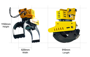 Productos Más Vendidos: Grapa para Excavadora de 10-20 Toneladas Personalizada, Tipo Sierra para Troncos, en Venta - Product Image 5