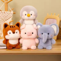 Boneka Gajah Kecil Teman Meja Grosir, Mainan Plush, Penenang, Teman Belajar Anak, Bahan Lembut Kapas PP