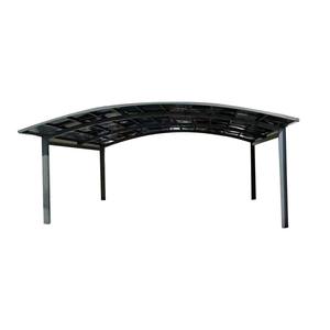 Garages, auvents et abris de voiture - Abri de voiture de luxe préfabriqué, imperméable, avec porte en aluminium - Product Image 1