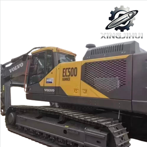 Excavatrice d'occasion Volvo EC500 de 50 tonnes, marque suédoise originale, grande excavatrice sur chenilles de taille moyenne, provenant de Suède, de seconde main - Product Image 3