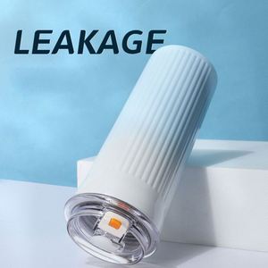 <b>Large</b> Capacity 316 Stainless Steel Thermal <b>Cup</b> for Women, Portable High-Beauty with Straw, Simple Dual-Drink Coffee <b>Cup</b> - Product Image 5