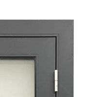 Porte de salle de bain à battant en verre trempé et alliage d'aluminium au design moderne, étanche et personnalisable haut de gamme