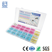 Thermorétractable 170 pièces 330 pièces boîte de bornes de fil Temu/Ebay Offre Spéciale Kit de connecteurs d'épissure bout
