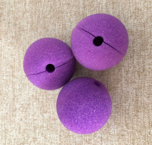 Nouveau Nez de Clown Amusant en Mousse Éponge Ronde Rouge pour Fête de Bal d'École, Personnalisable en Différentes Couleurs pour Halloween - Product Image 4