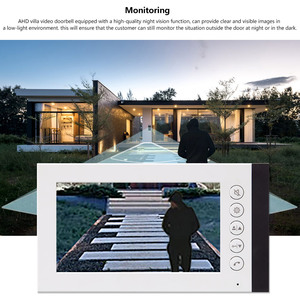 Khuyến mãi lớn! 7 inch TFT 4 dây kết nối Cửa Điện thoại <span class=keywords><strong>intercom</strong></span> Video <span class=keywords><strong>intercom</strong></span> phân phối toàn cầu tốt nhất hệ thống video <span class=keywords><strong>intercom</strong></span> - Product Image 3