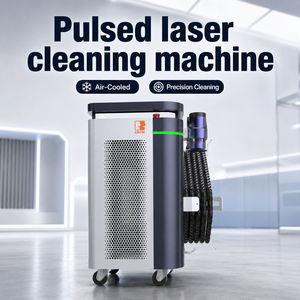 Machine de nettoyage au laser pulsé compacte de 200 W, refroidie par air, pour pièces industrielles, moules, outils et soudures - Product Image 3