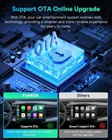 스마트 CarPlay 듀얼 WiFi 어댑터 AI 박스 애플 안드로이드 용 유튜브 넷플릭스 IPTV 기업 맞춤형 앱 자동 자동차 놀이 상자