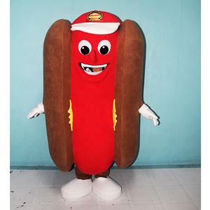 <span class=keywords><strong>Costume</strong></span> de mascotte de <span class=keywords><strong>saucisse</strong></span> et de hot-dog pour adultes, pour la publicité - Product Image 1