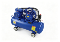 Compresseur d'air à piston haute pression portable en cuivre pur 8 bars 1,5 kW V-0,17, usage industriel, entraînement par courroie
