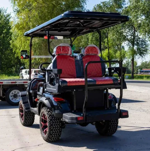 Carrito de Golf de Alta Resistencia para 4 Pasajeros con Batería de Plomo-Ácido/Litio y Autonomía de 50-70 km, 4 Personas, 72V, Elevado, con Certificación CE - Product Image 4