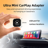 Adaptateur CarPlay USB intelligent universel 2-en-1 amélioré pour voiture, boîtier sans fil