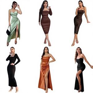 ชุดเดรสเซ็กซี่ผู้หญิงขายส่ง คละแบรนด์ ผ้าฝ้าย สไตล์ลำลอง ล้างสต็อกจากโรงงาน จัดส่งแบบสุ่ม - Product Image 1