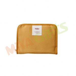 Bolsa de libro personalizada diario <span class=keywords><strong>agenda</strong></span> cuaderno tela lona algodón cubierta con cremallera con bolsillo A5A6B5B6 - Product Image 5