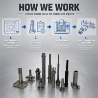 Usinage CNC de précision, composants métalliques en aluminium et acier inoxydable personnalisés, service OEM, usinage CNC, électroérosion à fil, fabrication 3D