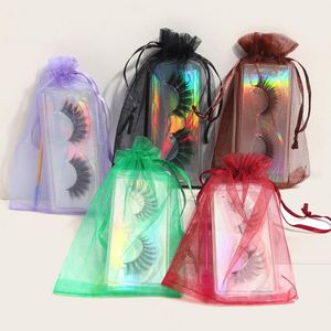 Sac en organza imprimé étoile et lune dorées 7x9cm avec cordon de serrage, pochette cadeau en maille pour bijoux, sacs de dragées pour mariage, fête ou baby shower - Product Image 6
