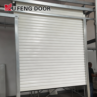 Meilleure porte de garage à enroulement automatique en acier antivol moderne pour appartement avec surface finie et lames de 77 mm