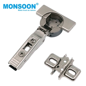 บานพับตู้ครัวปรับได้ 3 มิติ แบบซ่อน ไฮดรอลิก ปิดนุ่มนวล พร้อมฐาน 2 รู - Product Image 6