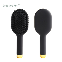 Brosse démêlante mini coussinée OEM en nylon et poils de sanglier, avec logo personnalisé – Offre spéciale