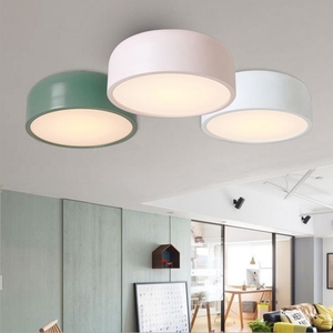 Home Office led <span class=keywords><strong>e27</strong></span> rotondo moderno apparecchio di illuminazione a soffitto sospeso - Product Image 3