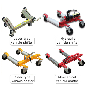 Carretilla Industrial Plegable de Cuatro Ruedas de Acero Resistente para la Reubicación Automatizada de Vehículos en Garajes y Almacenes - Product Image 3