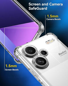 <span class=keywords><strong>Coque</strong></span> souple de luxe en <span class=keywords><strong>silicone</strong></span> TPU pour Xiaomi <span class=keywords><strong>Redmi</strong></span> <span class=keywords><strong>Note</strong></span> 13 12 11S 11T Pro Plus Pro + 12C 13C 4G 5G <span class=keywords><strong>coque</strong></span> mince transparente antichoc - Product Image 2