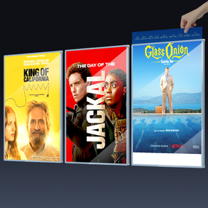 Khung đèn quảng cáo bằng nhôm A1/A2/A3/A4, hộp đèn kính cường lực siêu mỏng, khung đèn poster <span class=keywords><strong>LED</strong></span> dành cho doanh nghiệp - Product Image 3