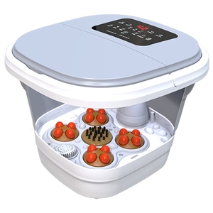 Оптовая продажа, набор бомбочек для ног с регулировкой времени и массажным роликом, домашний электрический артефакт, спа-массажер для ног