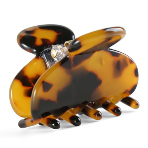 Barrettes en acétate de cellulose faites à la main, design français, griffes en écaille de tortue, pince à cheveux, accessoires de mode de luxe, pince à cheveux pour fille - Product Image 1