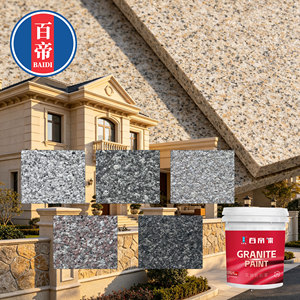 Pittura Effetto Pietra Artistica, Non Tossica, Facile <span class=keywords><strong>da</strong></span> Applicare, per Esterni, in Acrilico Puro, Effetto Granito Naturale - Product Image 1