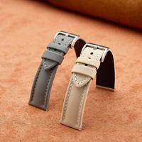 Bracelets de montre en toile et cuir souples et durables de 18 mm, 19 mm, 20 mm, 21 mm, 22 mm, 23 mm, 24 mm avec barrettes à ressort
