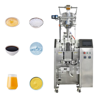 Machine d'emballage verticale entièrement automatique à colonne unique pour liquides, idéale pour les bâtonnets d'aliments pour chats, le lait concentré, le miel, la gelée