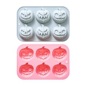 Các loại khác nhau của bí ngô Halloween bánh khuôn làm bằng tay xà phòng sô cô la Silicone khuôn - Product Image 5